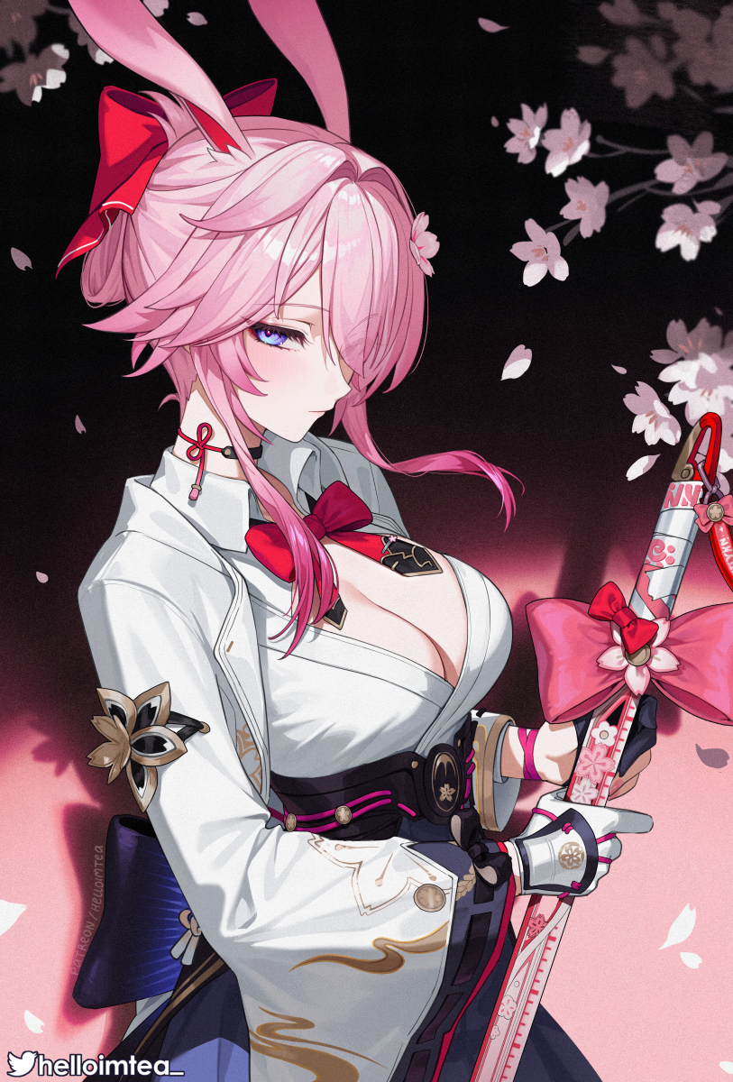 This is a pixiv picture whose title is 緋英 \ Evanescia.