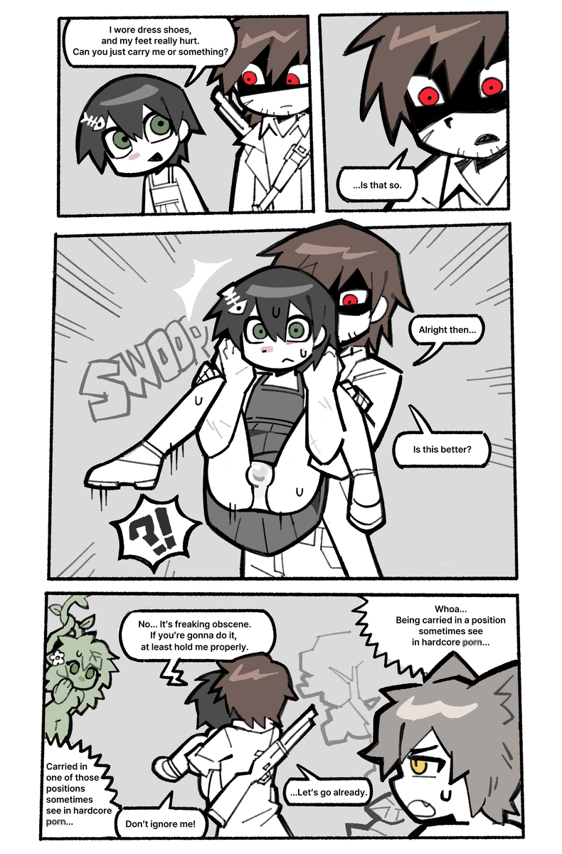 This is a pixiv picture whose title is How to Escort a Lady.
