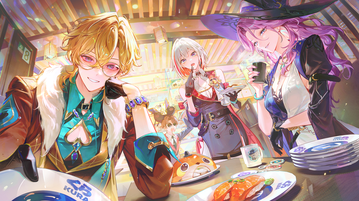 This is a pixiv picture whose title is もう一皿、運試しといこう！.