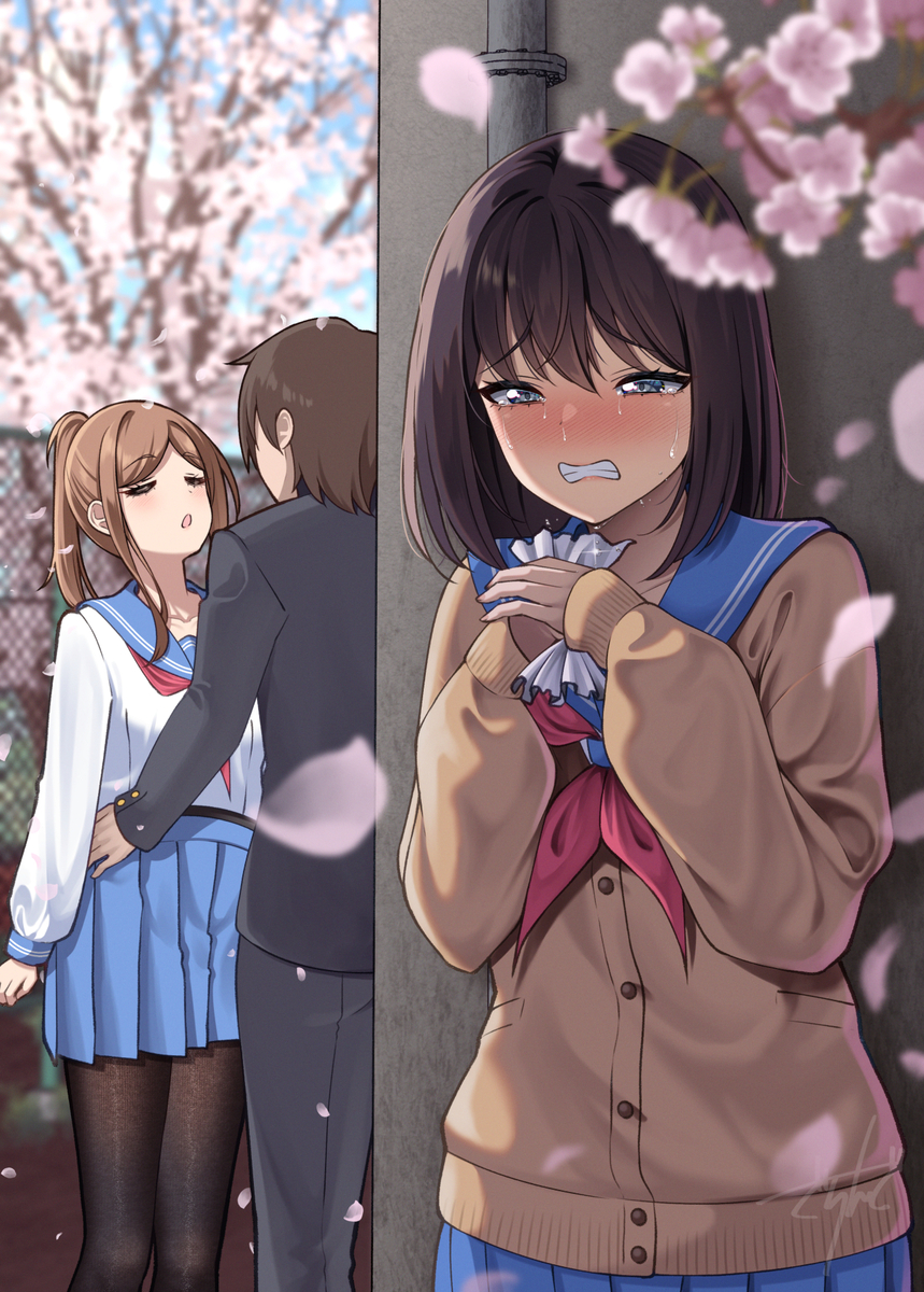 This is a pixiv picture whose title is 「片思い」(2026年ver.).