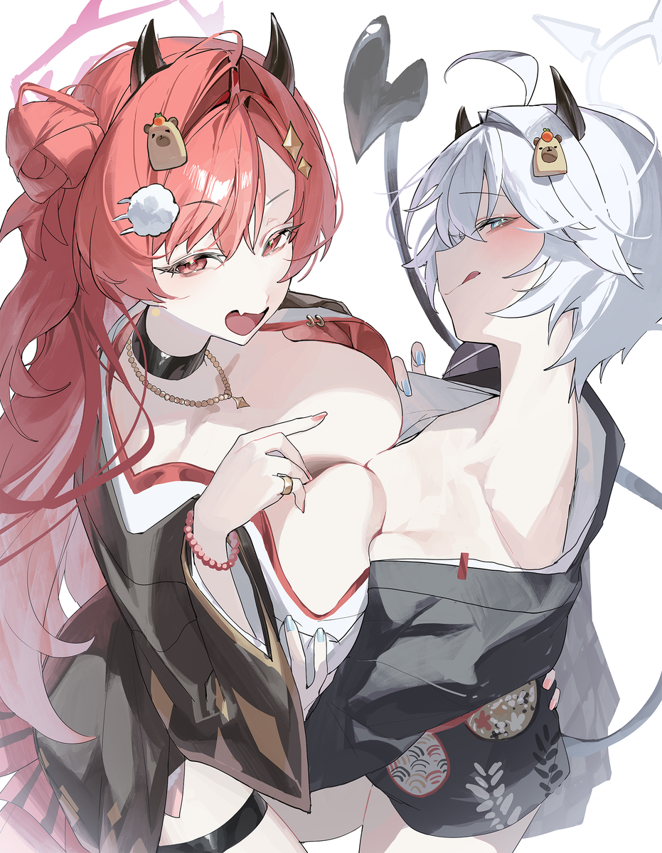 This is a pixiv picture whose title is [キララ&エリカ].