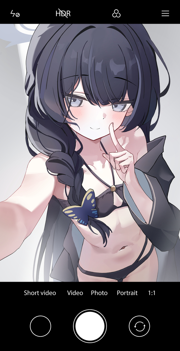 This is a pixiv picture whose title is キサキ  :P.