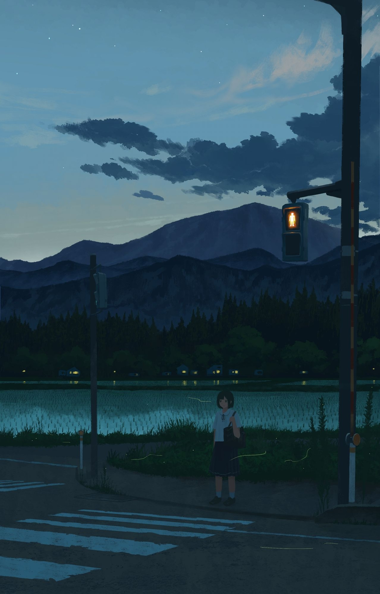 This is a pixiv picture whose title is 光の会話に混ざるような.
