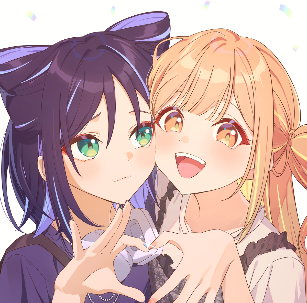 This is a pixiv picture whose title is ツーショット.
