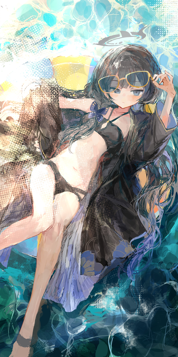 This is a pixiv picture whose title is 水着キサキ.