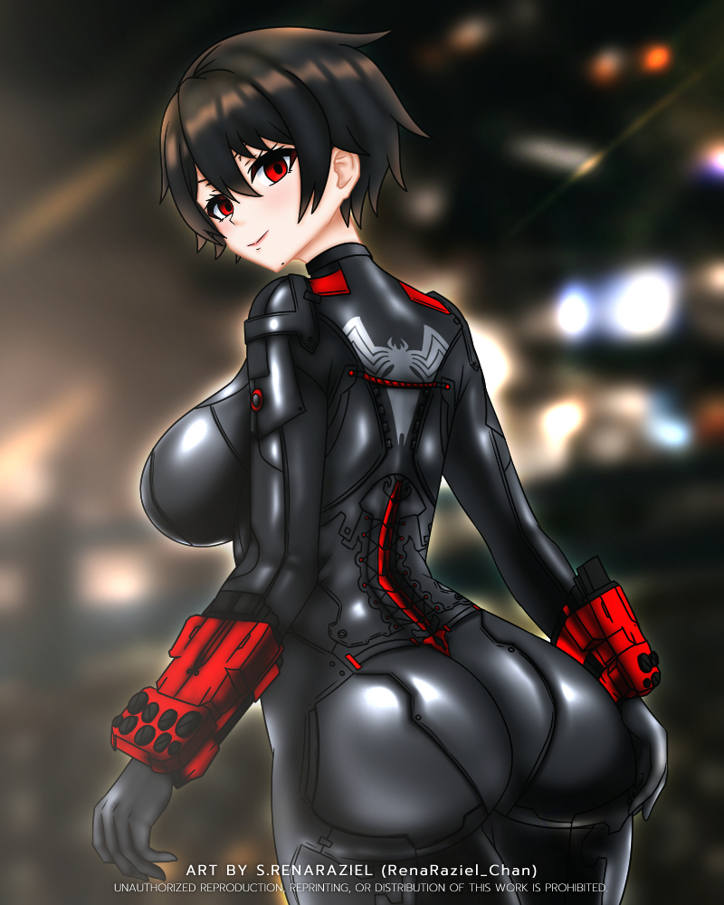 This is a pixiv picture whose title is 【OC】Rena & Evie's Suit (2).