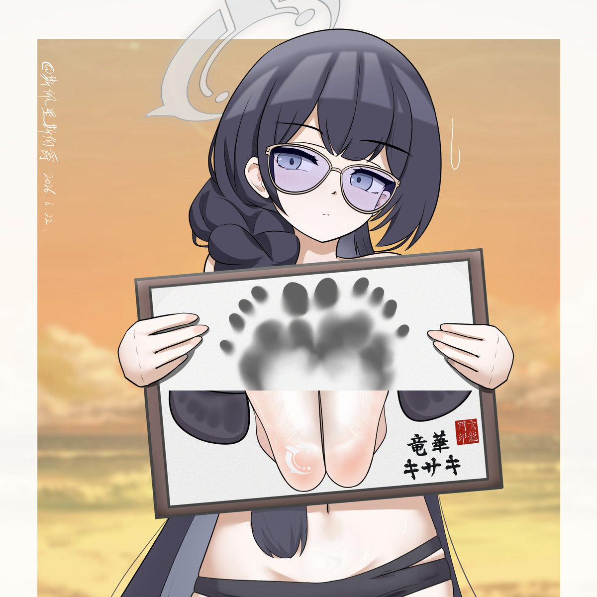 This is a pixiv picture whose title is 水妃咲.
