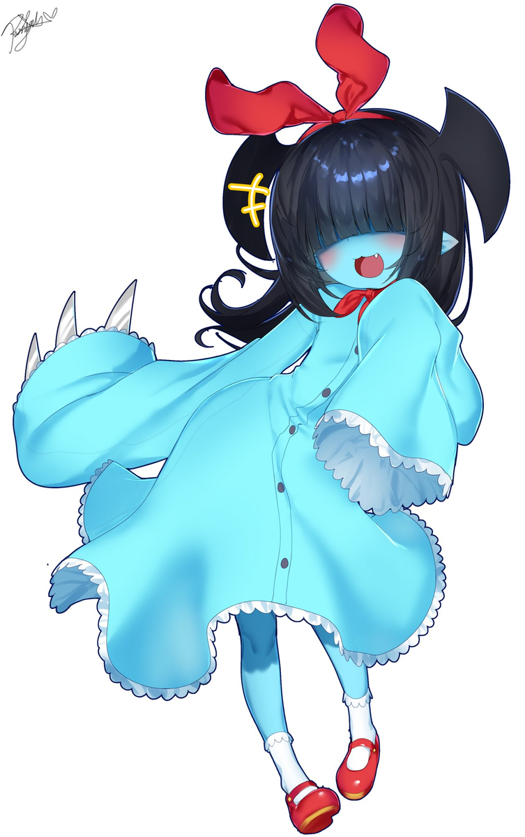 This is a pixiv picture whose title is Aqua.