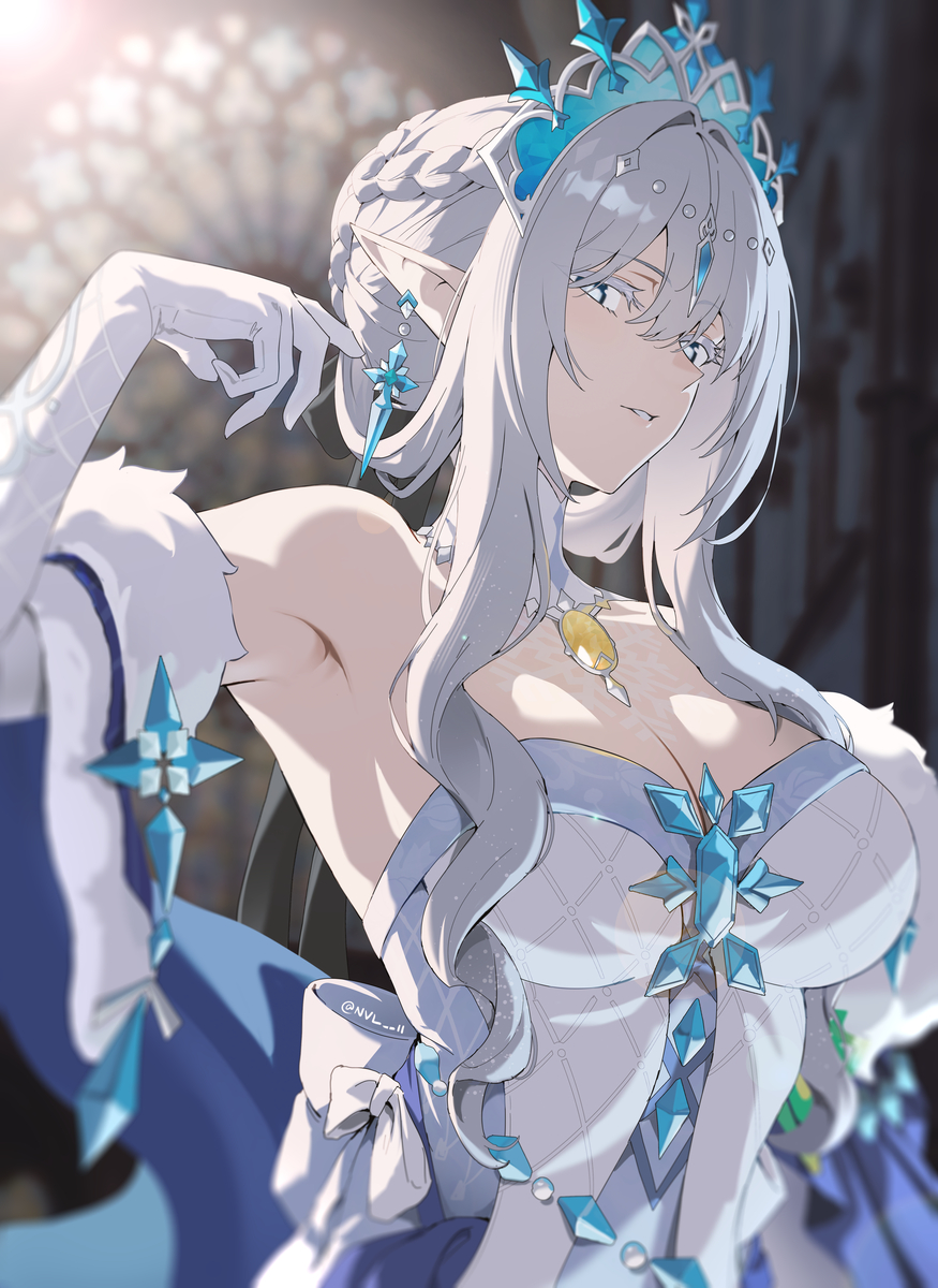 This is a pixiv picture whose title is Anastasya Feodorovna Snezhnaya.