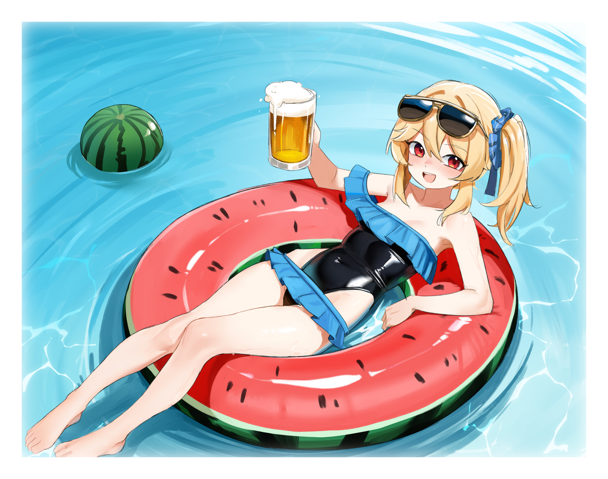 This is a pixiv picture whose title is 無題.