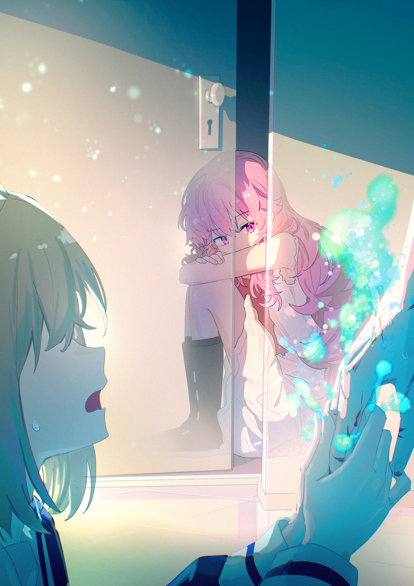 This is a pixiv picture whose title is みみ　心配.
