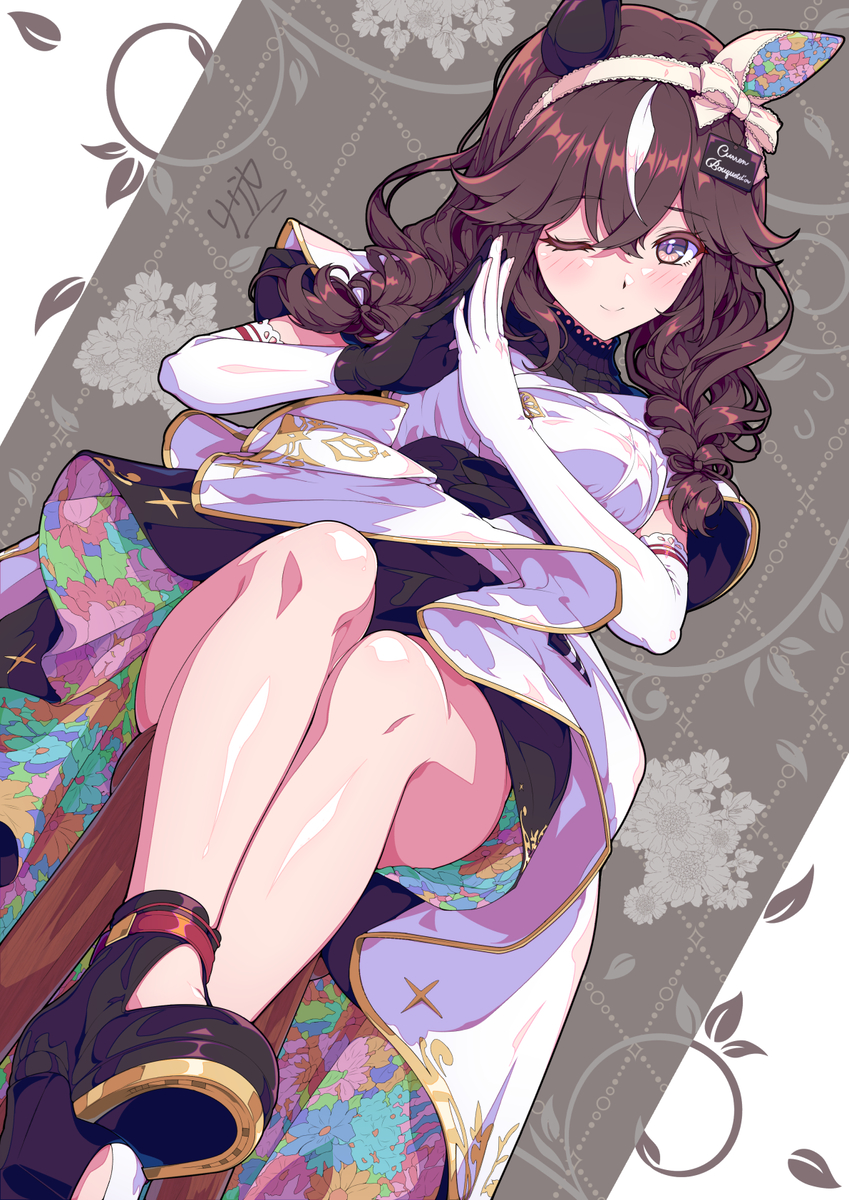 This is a pixiv picture whose title is おすましブーケちゃん.
