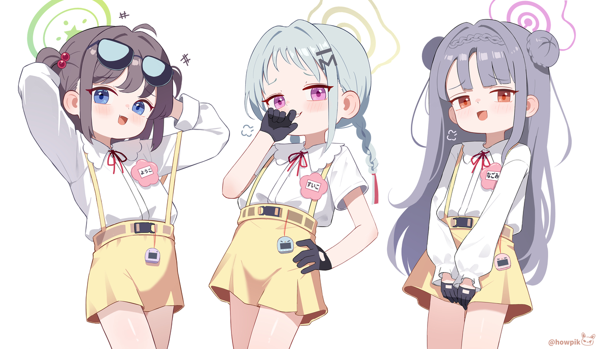 This is a pixiv picture whose title is 雏鸟组.