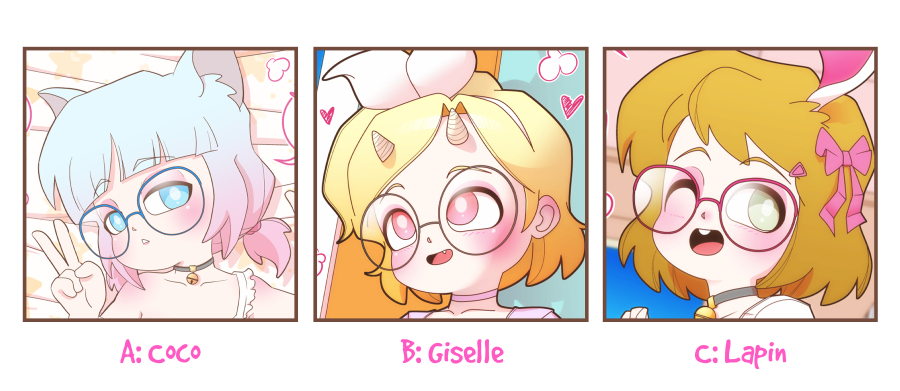 This is a pixiv picture whose title is Who's the best girl?.