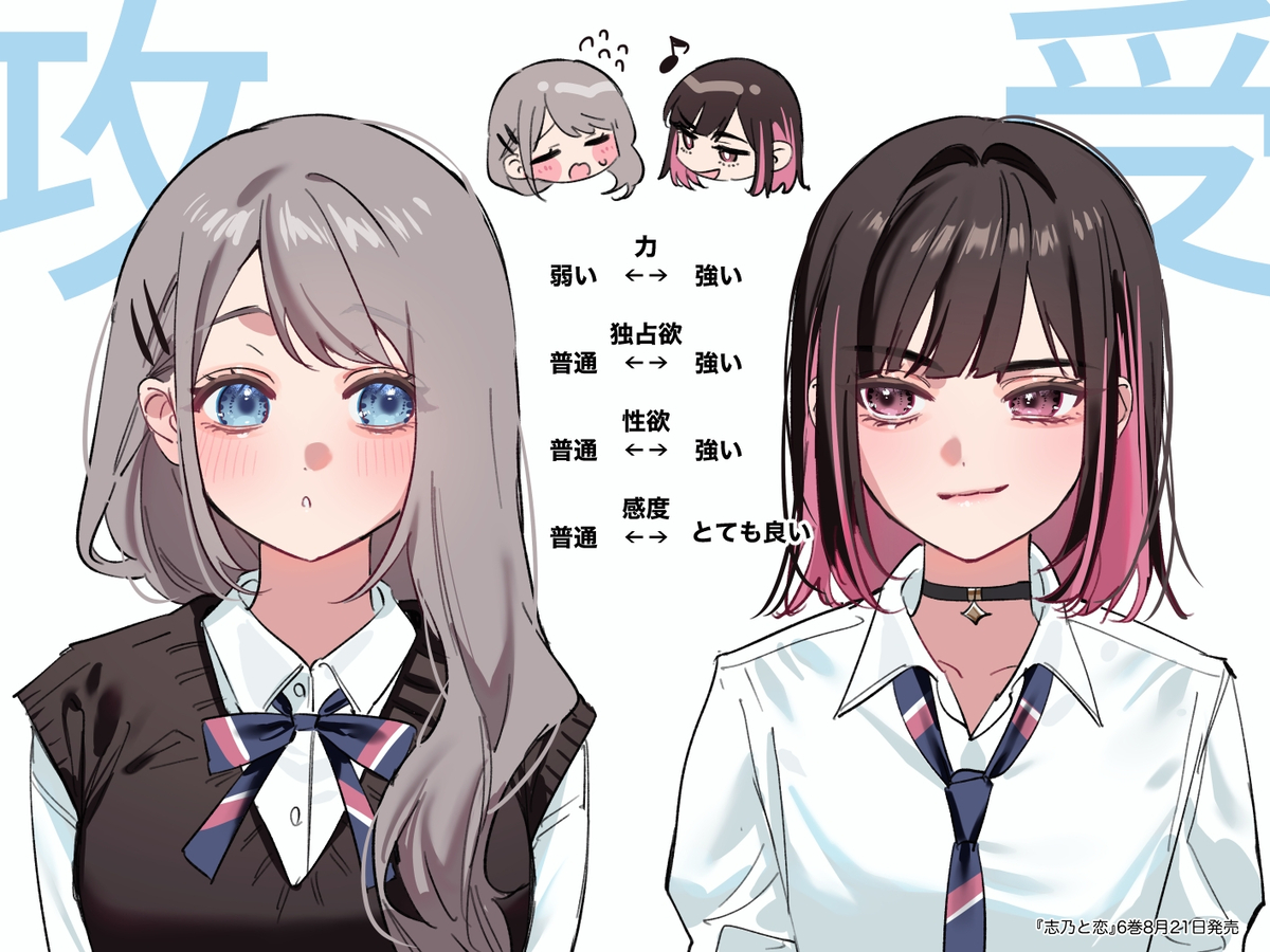 This is a pixiv picture whose title is 志乃×恋.