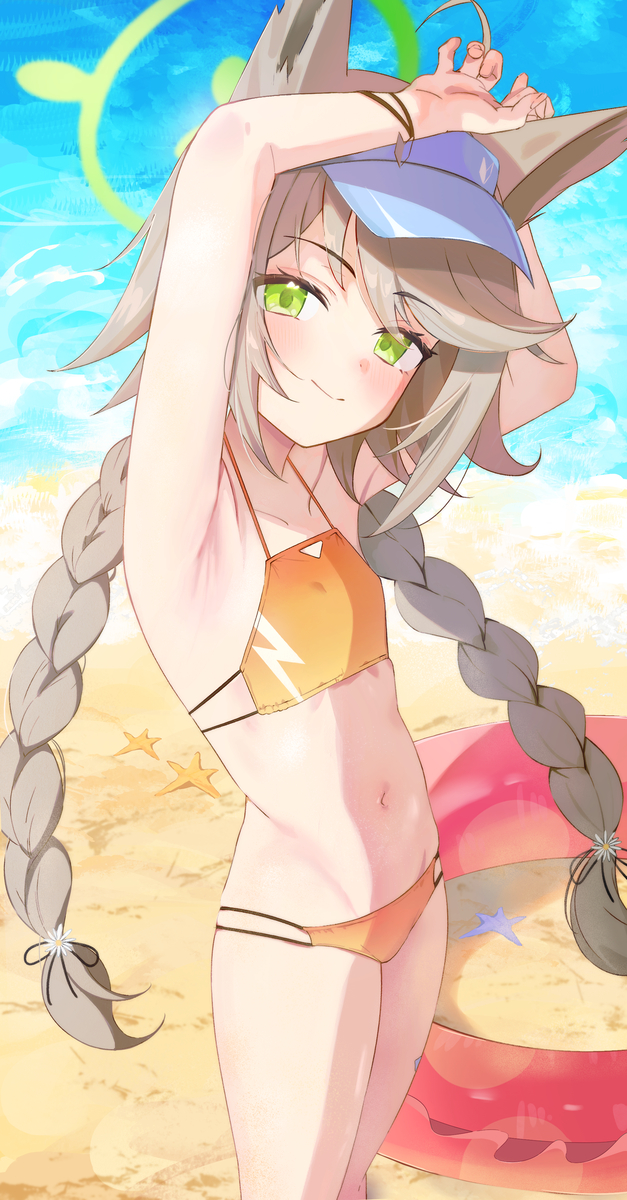 This is a pixiv picture whose title is 準備運動は念入りにね！.