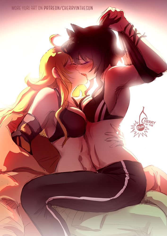 This is a pixiv picture whose title is Yang x Blake - heated.