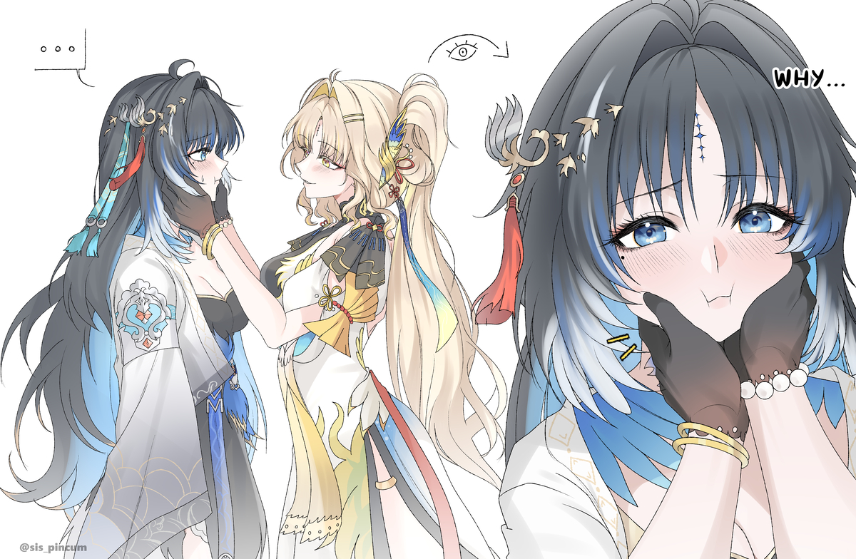 This is a pixiv picture whose title is Cutest sister duo.