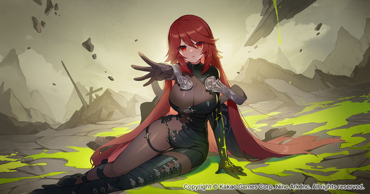 This is a pixiv picture whose title is 【お仕事】 Eversoul エバーソウル.