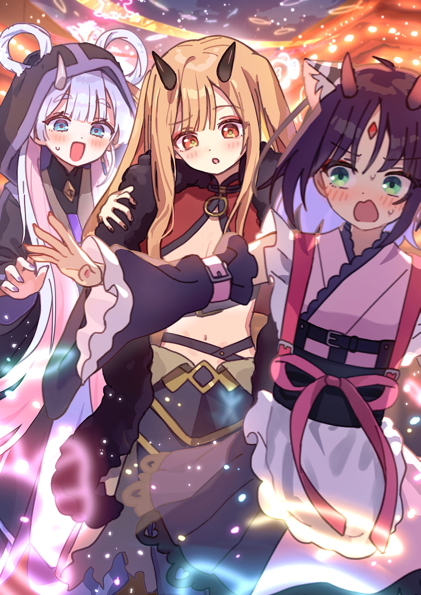 This is a pixiv picture whose title is ツクヨミ不具合発生中!?.