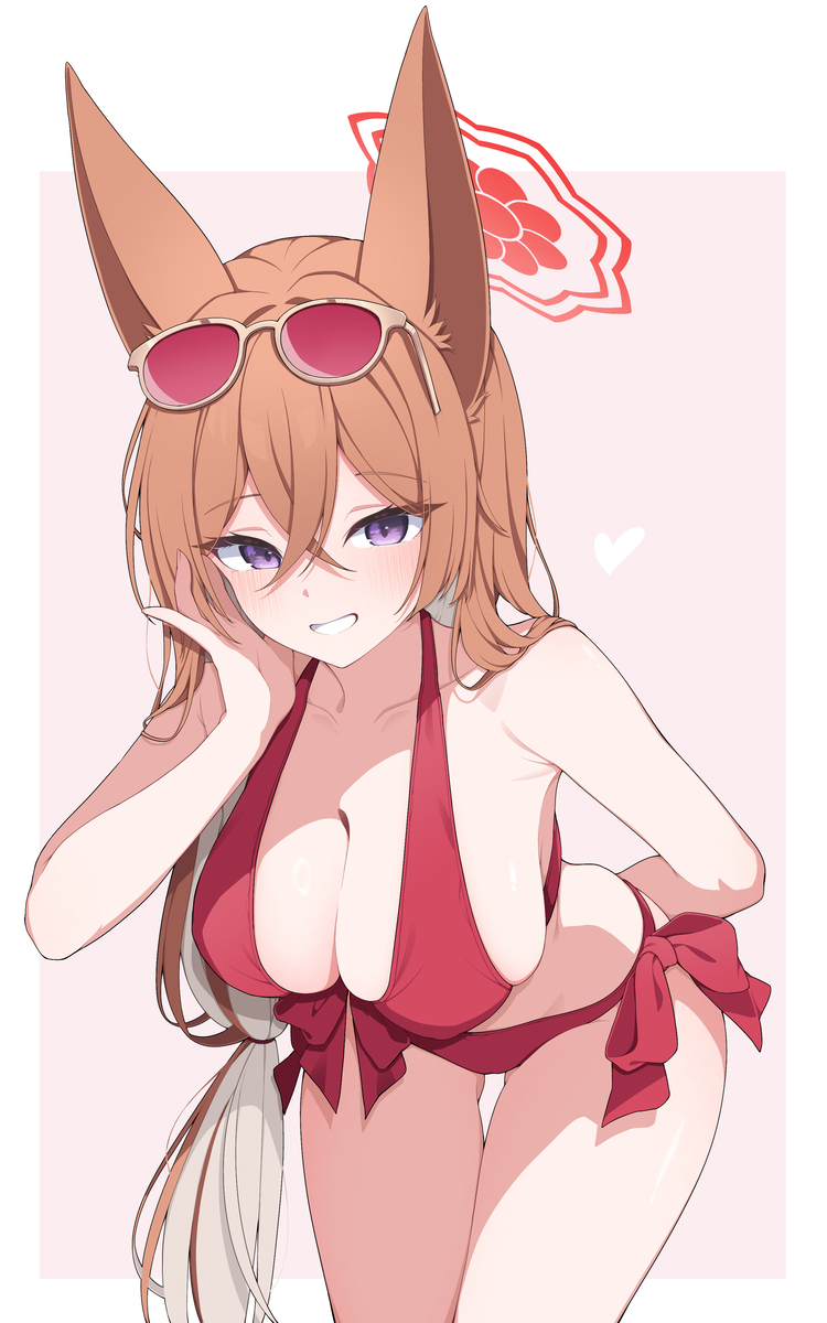 This is a pixiv picture whose title is ルミ(水着).