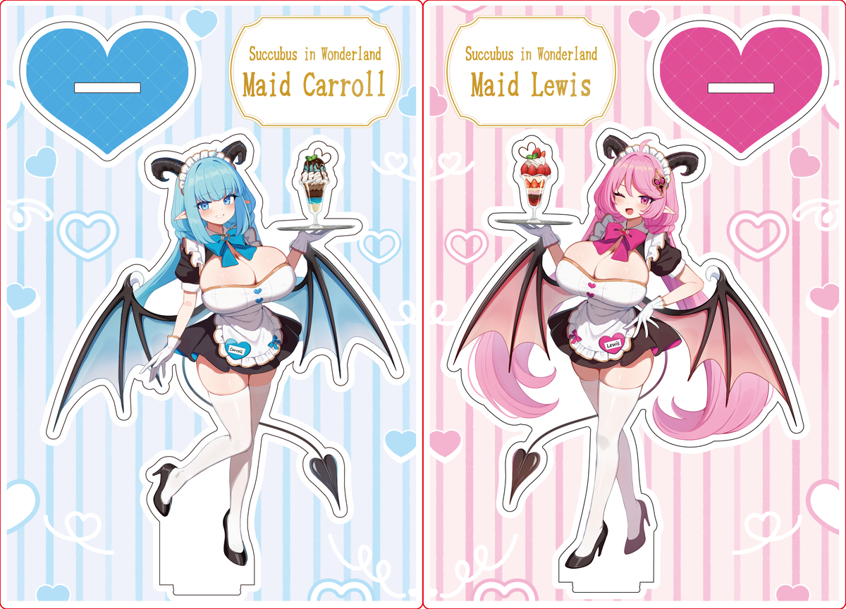 This is a pixiv picture whose title is ルイス&キャロルアクスタ.