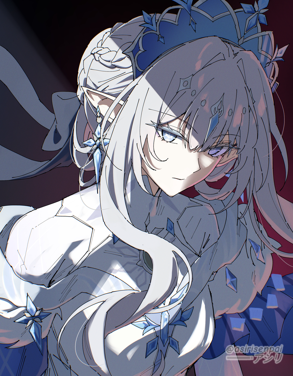 This is a pixiv picture whose title is Anastasya Feodorovna Snezhnaya.