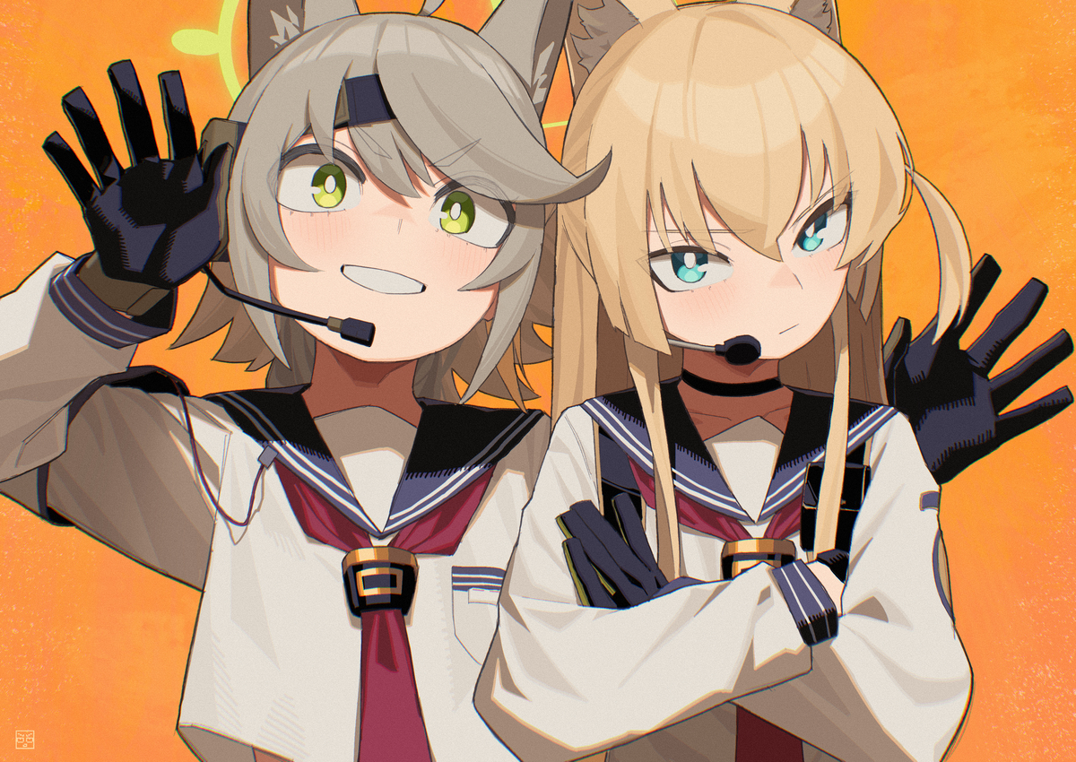 This is a pixiv picture whose title is オトギとクルミ！.