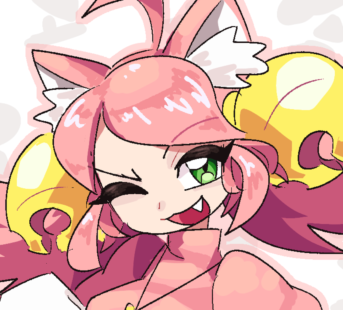 This is a pixiv picture whose title is Mew Mew.