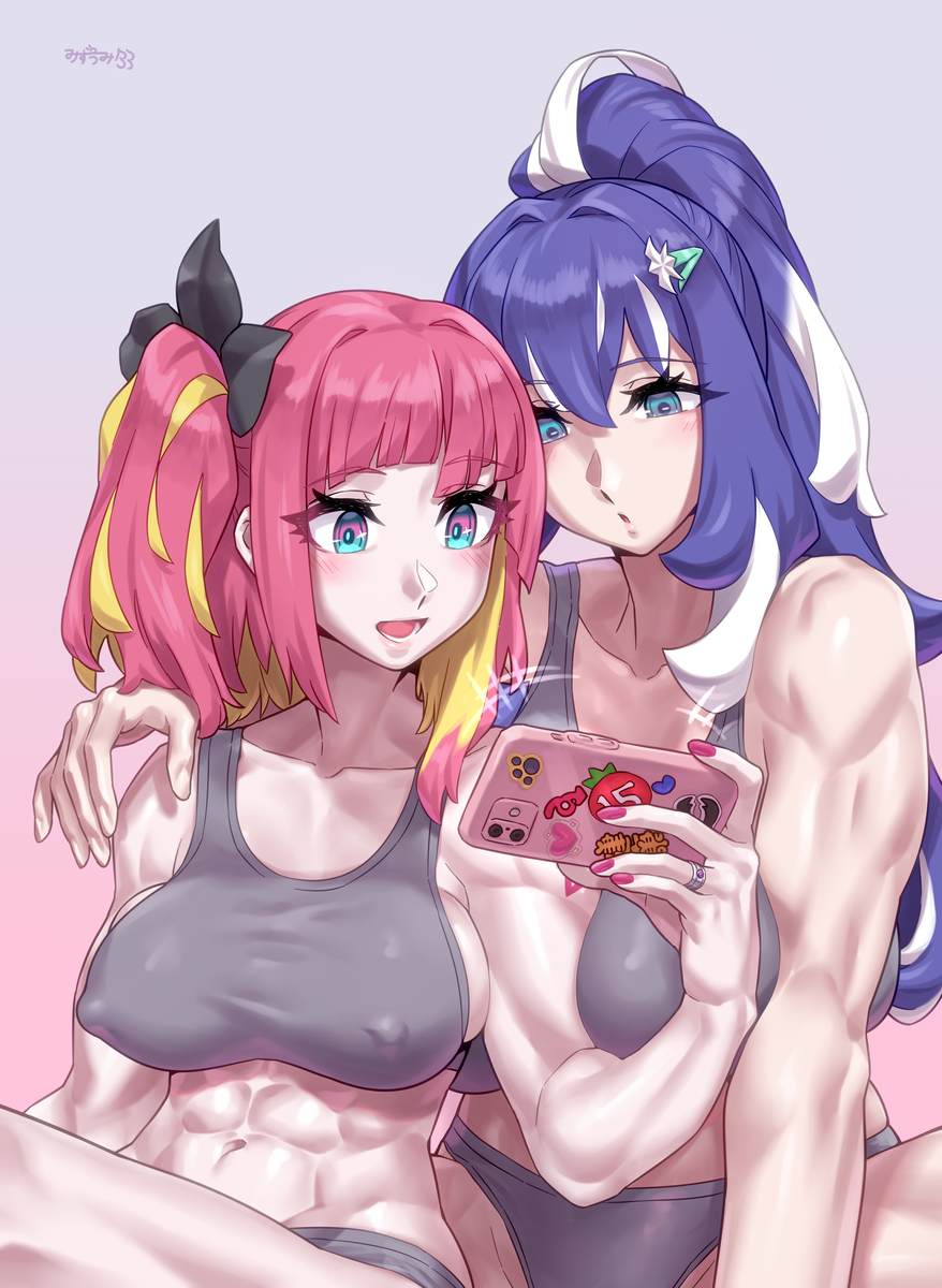 This is a pixiv picture whose title is 15×73.