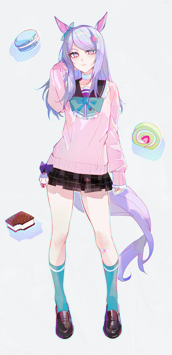 This is a pixiv picture whose title is mejiro mcqueen.