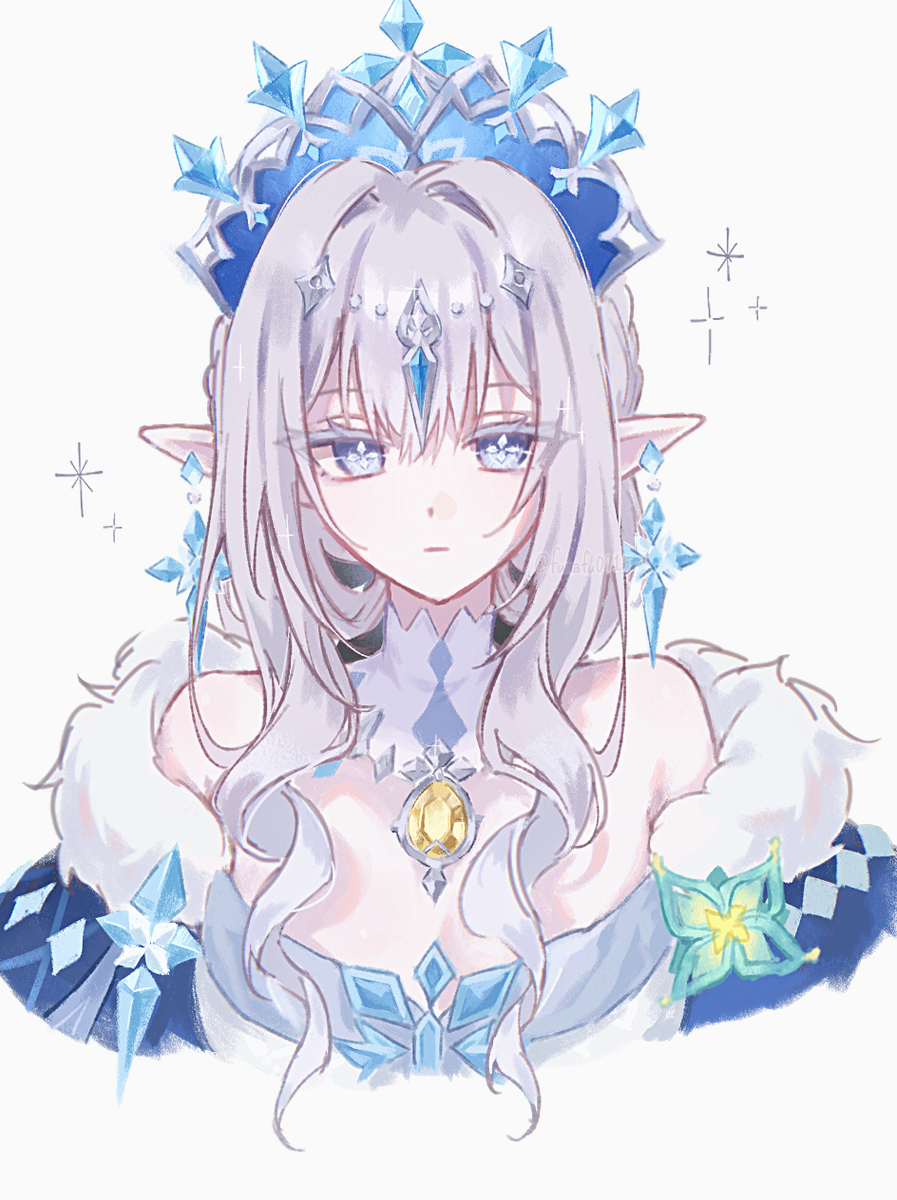 This is a pixiv picture whose title is 女皇陛下.