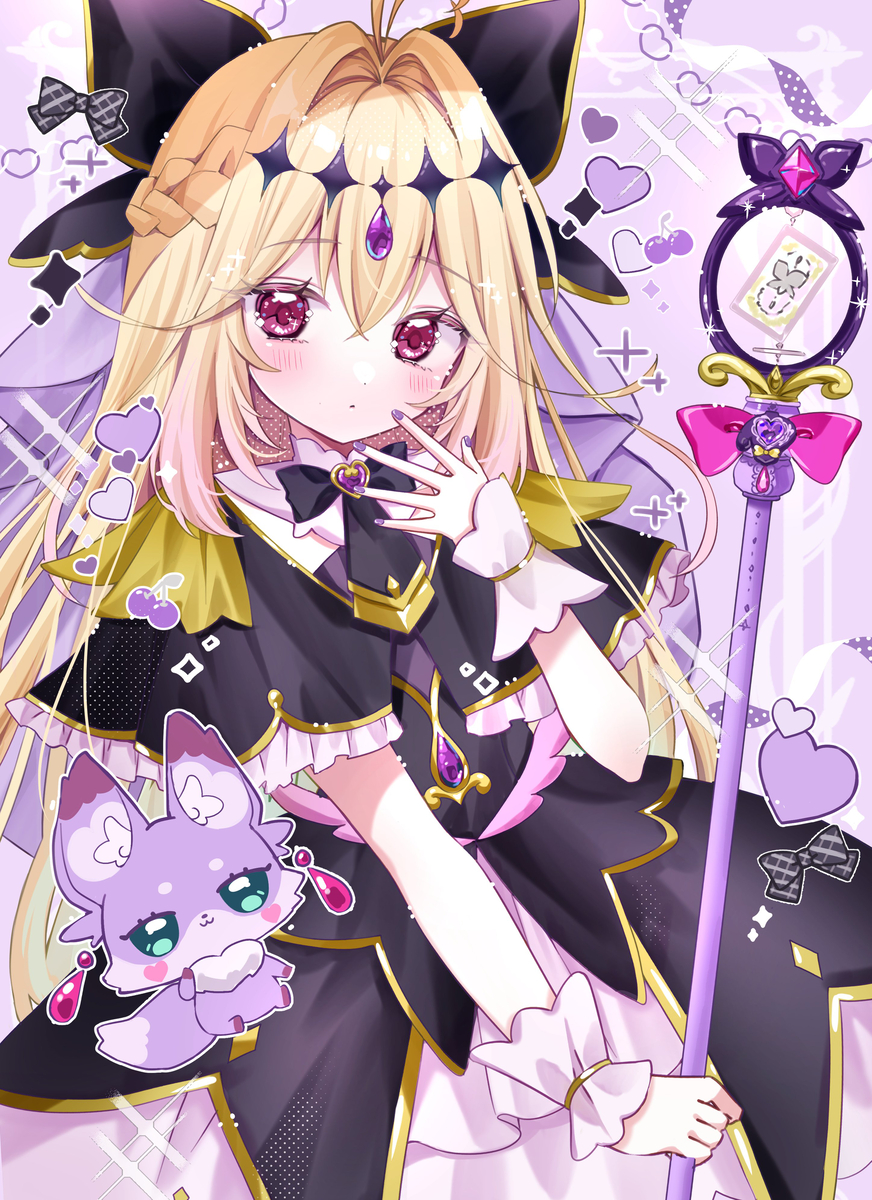 This is a pixiv picture whose title is キュアアルカナ・シャドウ.