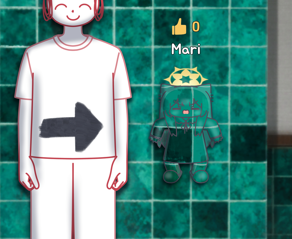 This is a pixiv picture whose title is meccha.