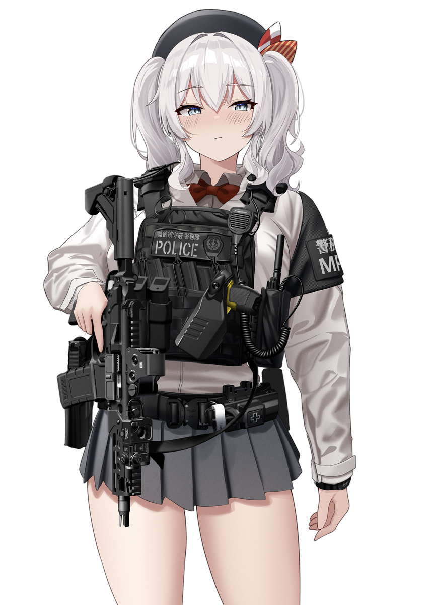 This is a pixiv picture whose title is 要人警護中の鹿島さん。.