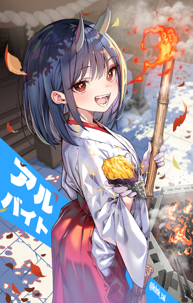 This is a pixiv picture whose title is 巫女ルリさん.