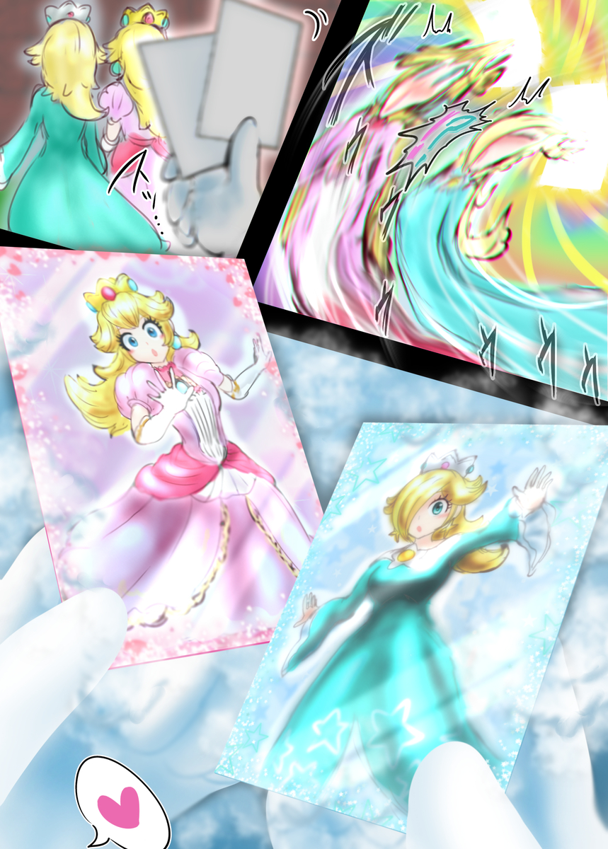 This is a pixiv picture whose title is ピチロゼのカード封印&盛ールデン泡(Skeb).