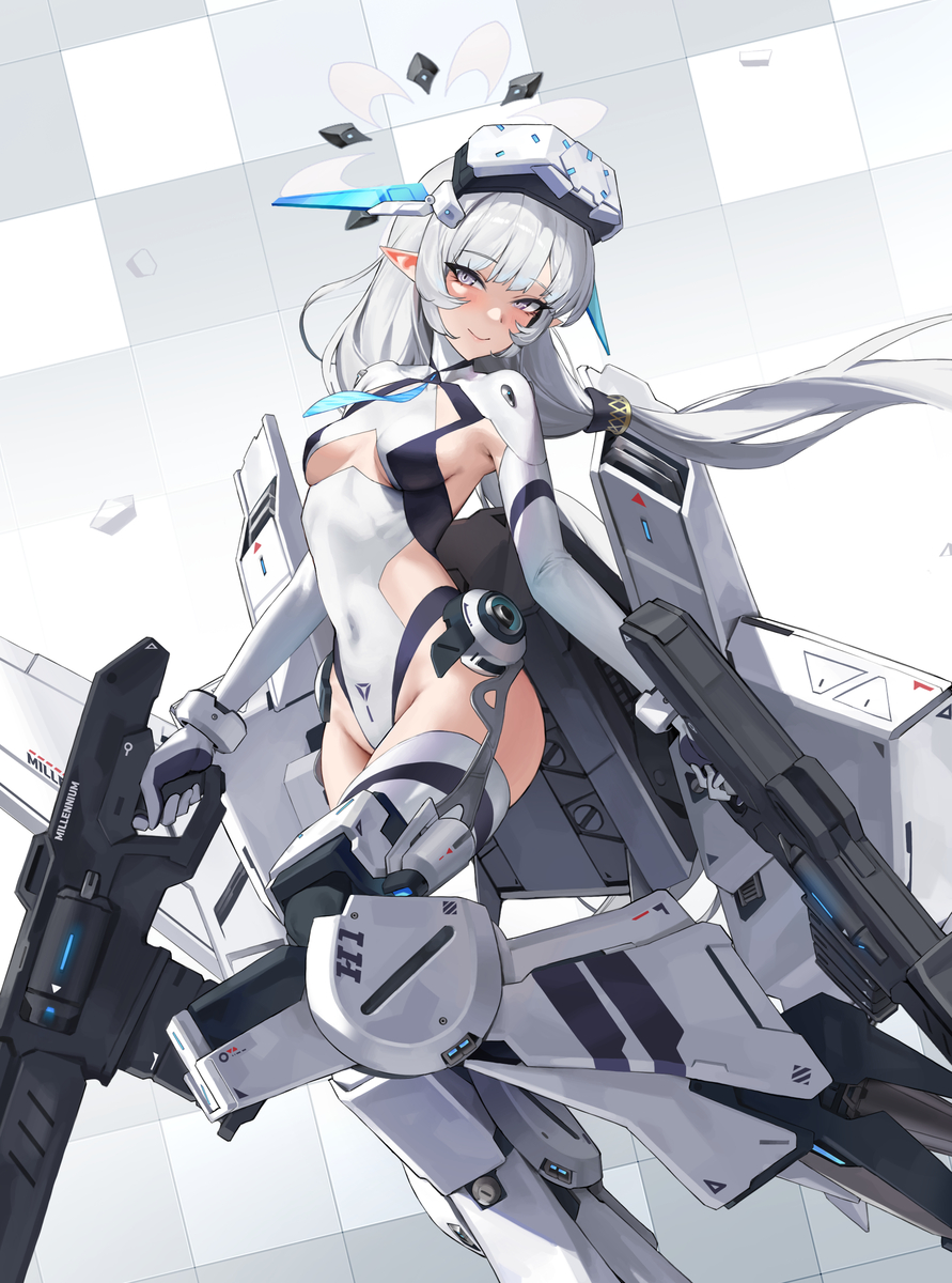 This is a pixiv picture whose title is 明星ヒマリ (最終決戦仕様).