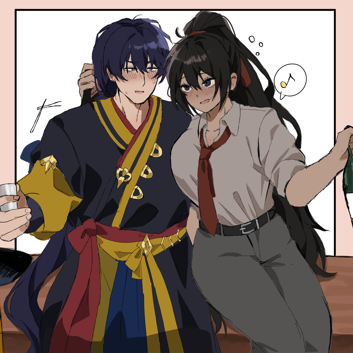 This is a pixiv picture whose title is 無題.