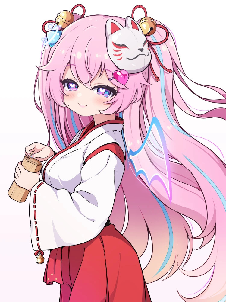 This is a pixiv picture whose title is 巫女バスターちゃん.