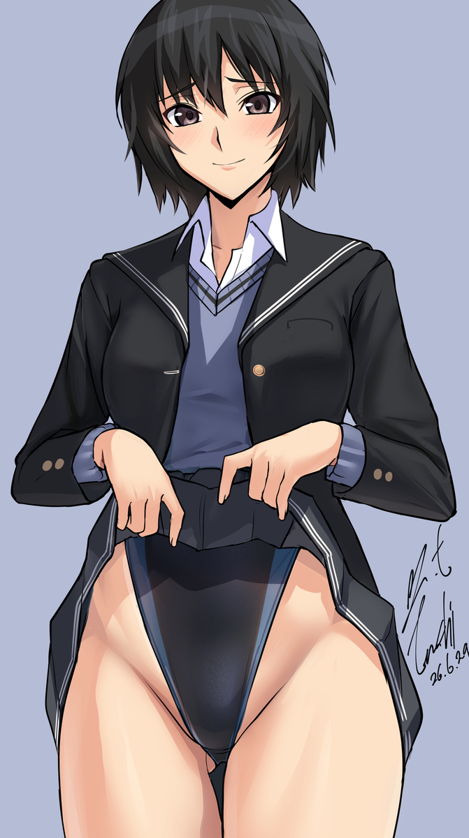 This is a pixiv picture whose title is アマガミ - 七咲逢.