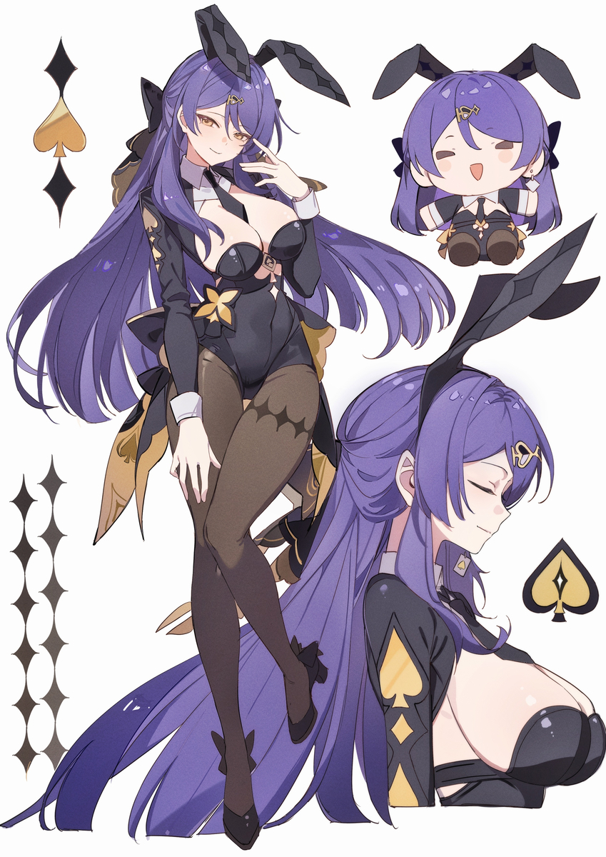 This is a pixiv picture whose title is フラヴィア - バニーガール.