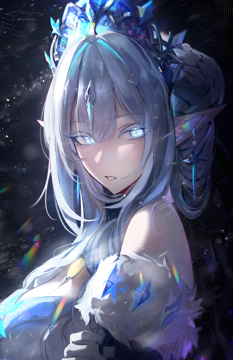This is a pixiv picture whose title is 氷の女皇 | The Tsaritsa.