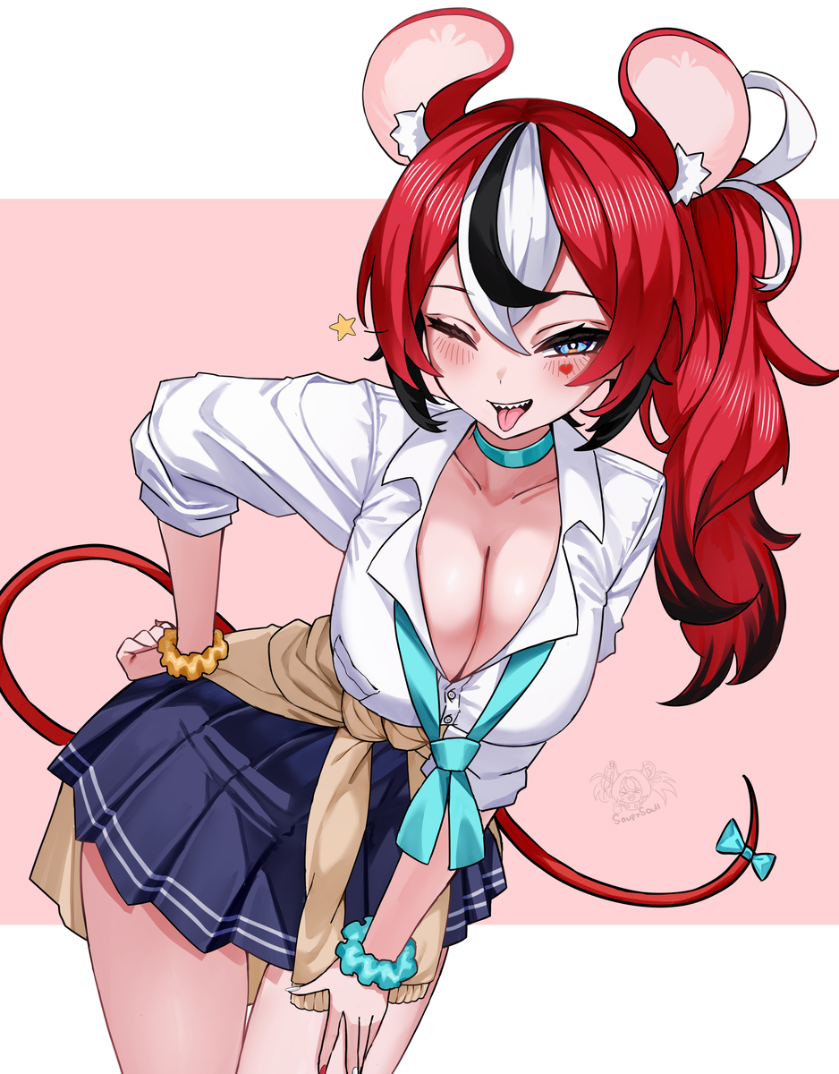 This is a pixiv picture whose title is Gyaru Rat.