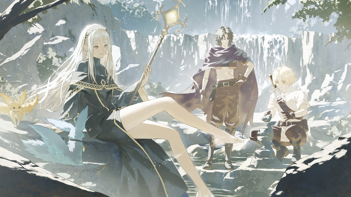 This is a pixiv picture whose title is クエスト中の一息.