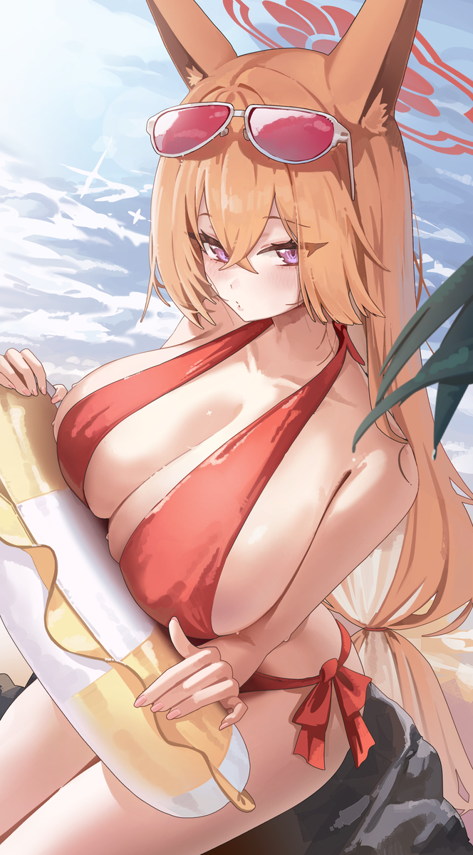 This is a pixiv picture whose title is Rumi🏖️.