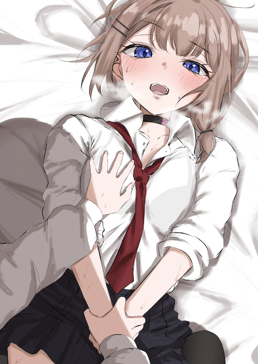 This is a pixiv picture whose title is 思った以上に弱かった彼女.