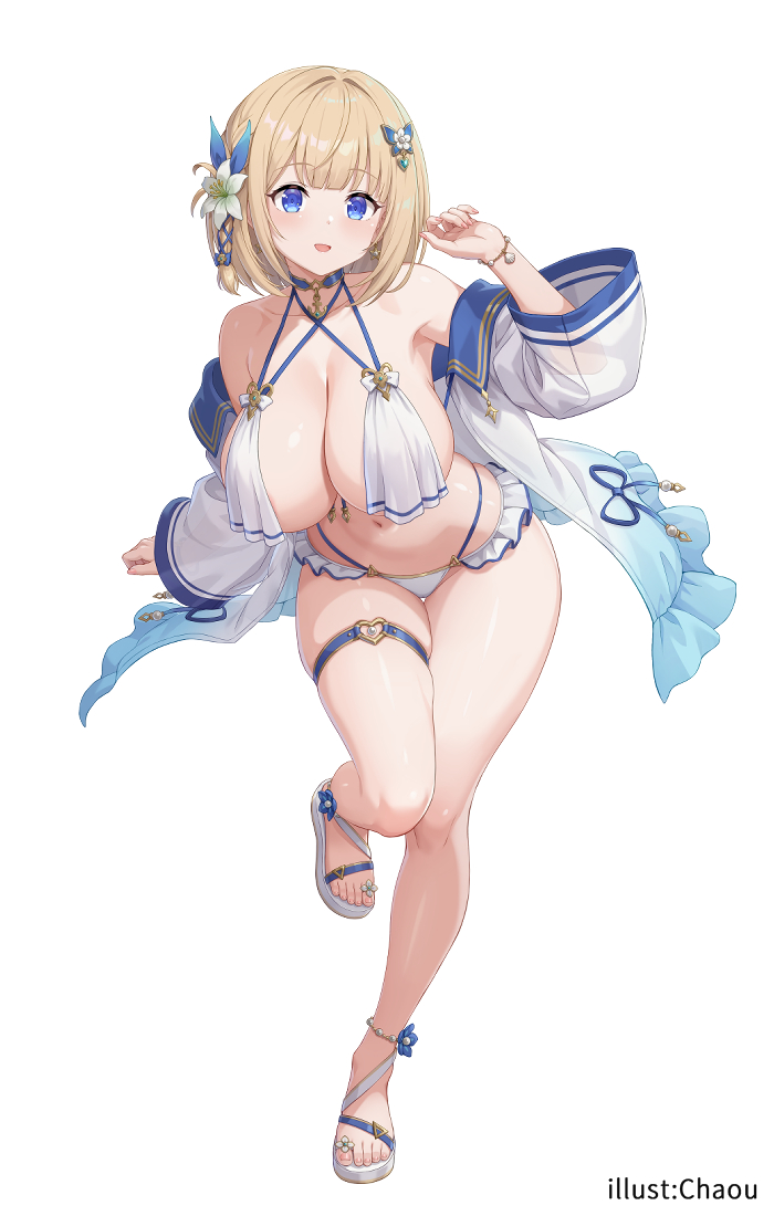 This is a pixiv picture whose title is 水着オールちゃん(非公式).