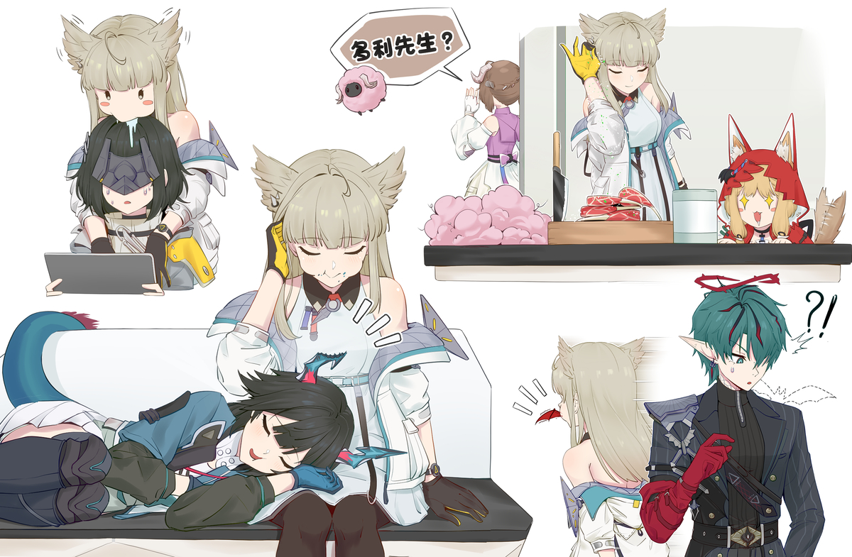 This is a pixiv picture whose title is 各种鹈鹕大口嚼.