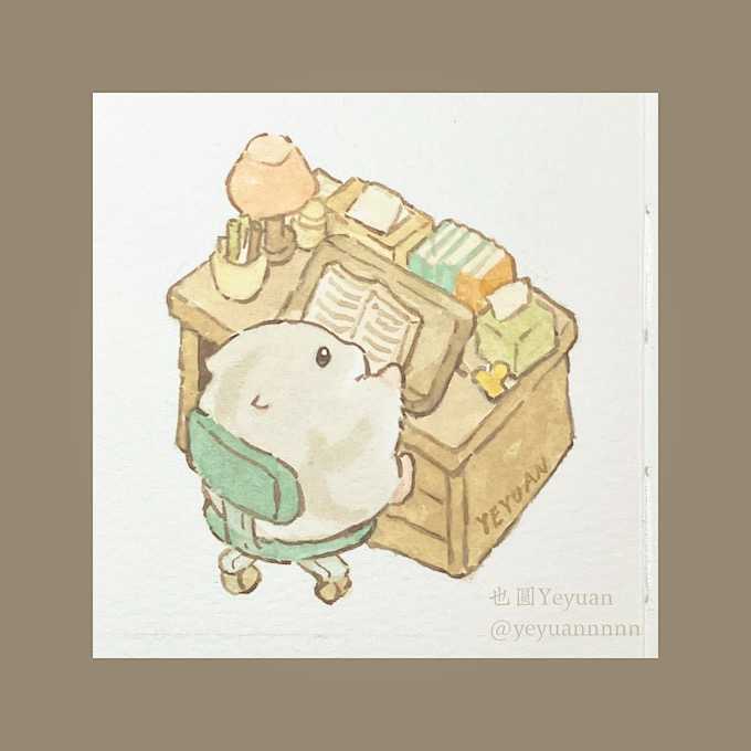 This is a pixiv picture whose title is たまに読書.